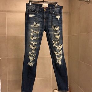 CURRENT/ELLIOTT, The Stiletto Ripped Jeans